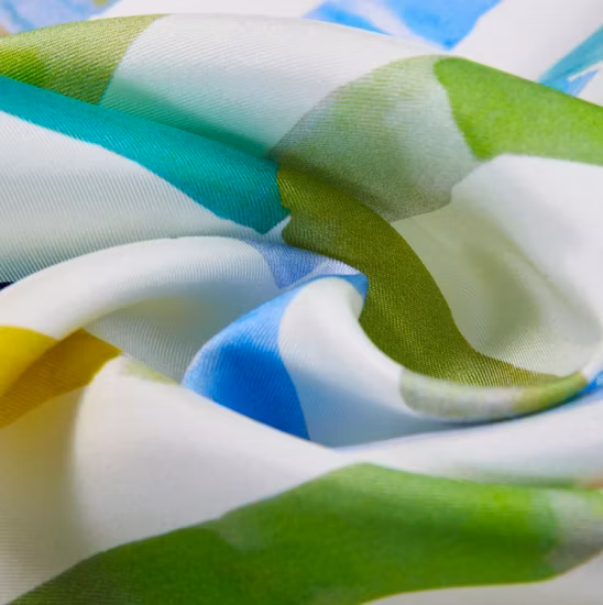 Customized Printed Silk Twill Fabric for Tie and Scarves